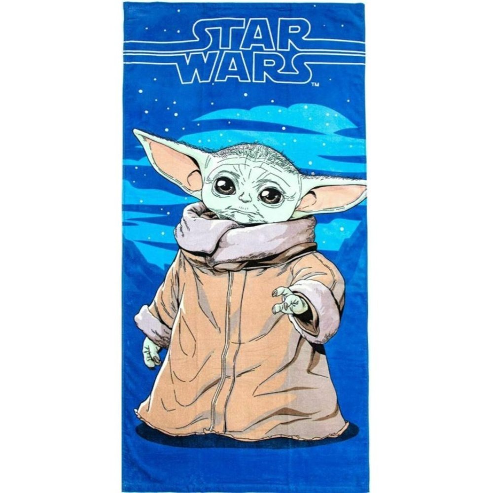 STAR WARS | Beach Towel | The Mandalorian |The Child 28" x 58" | Beach Towel